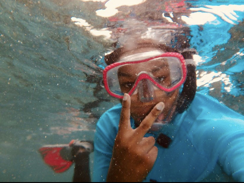 Photo from Intro to Hawaiian Coral Reefs class!