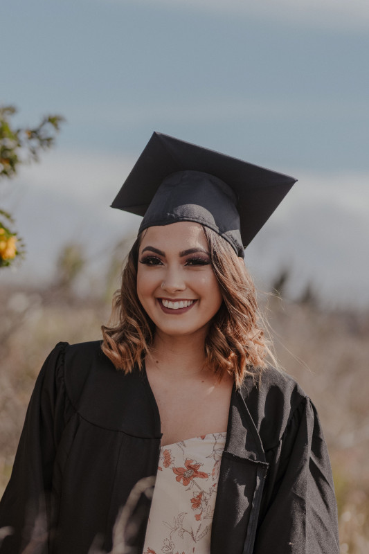 My graduation headshot