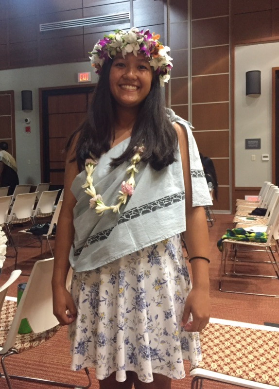 This picture was taken at Haleʻōlelo after my PIPES presentation.