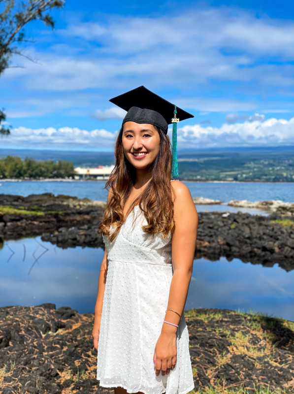 I'm wearing my cap by the ocean