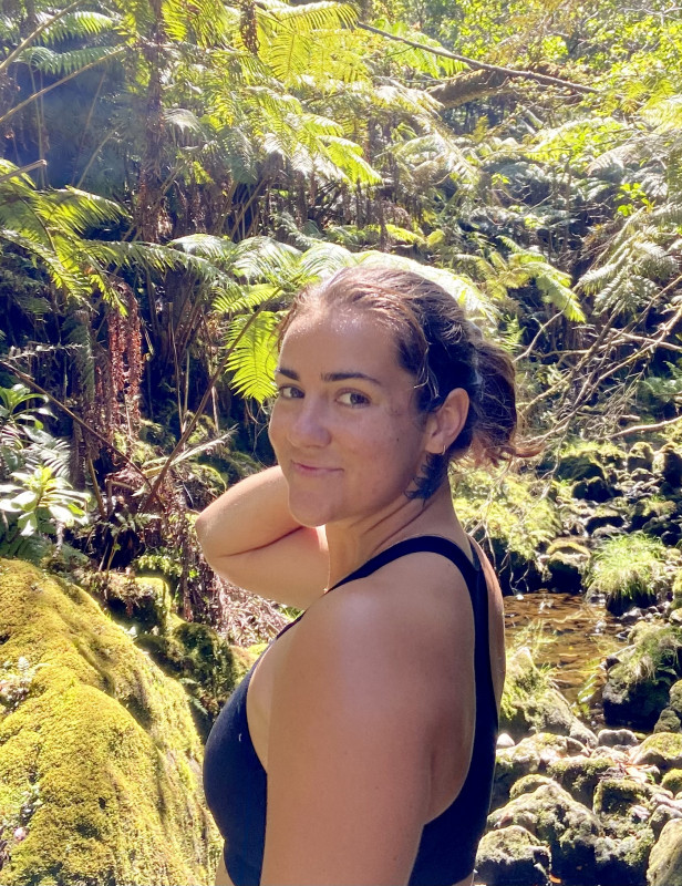 Mackenzie Fugett in Hakalau National Forest & Wildlife Refuge