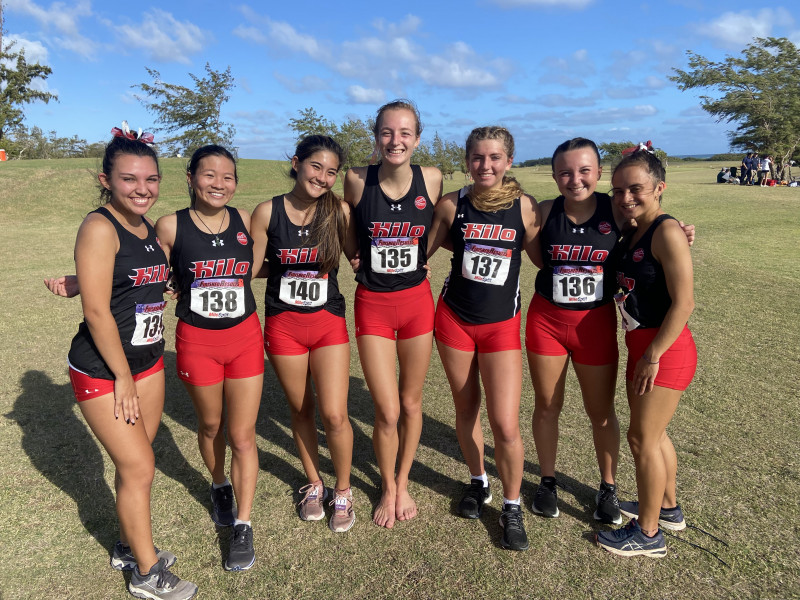 UH Hilo cross country team PacWest Conference Championships2021