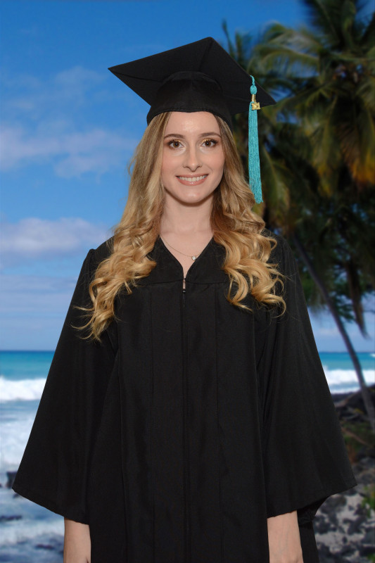 Graduation picture on HCC campus