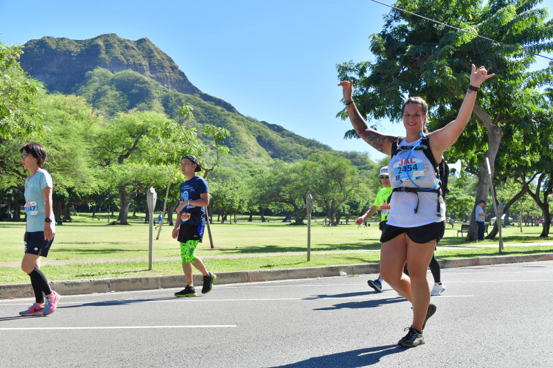 Running the honolulu marathon in December of 2019