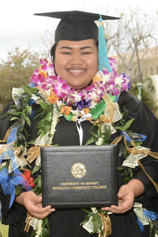 Primary photo of just me in my cap and gown.