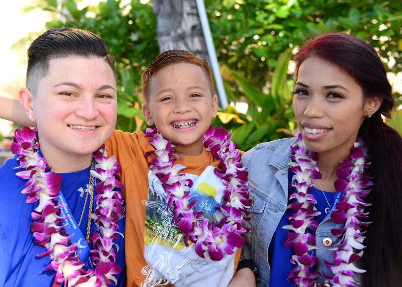 Self with Wife and son at Wounded Warrior Event, Spouse appreciation day