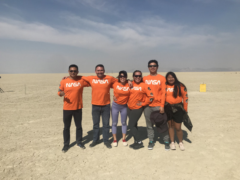 Team photo at Nevada for ARLISS 2019