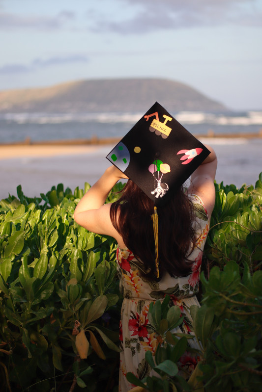 Picture of my graduation hat