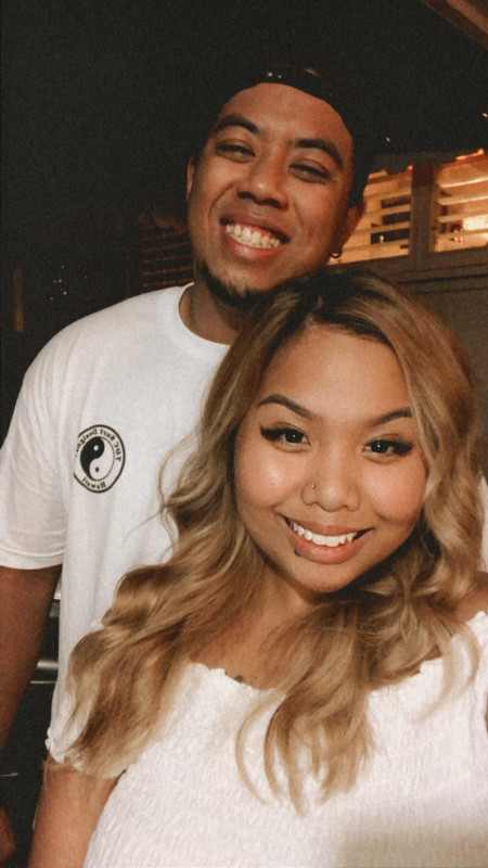 Graduate and significant other.