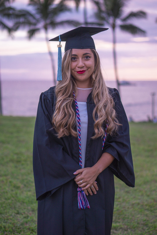 Cap and gown grass