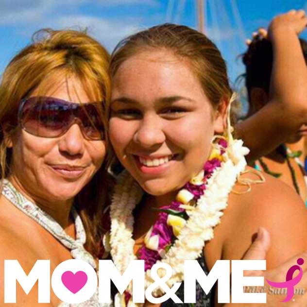 This is one of the last pictures I took with my mother before she passed away in 2010. Were at Pokai  Bay where I just sailed on Hōkūleʻa.