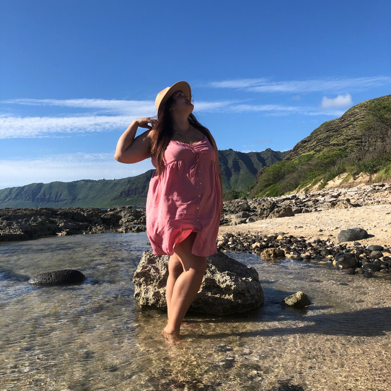 Chelsea at Makua Beach