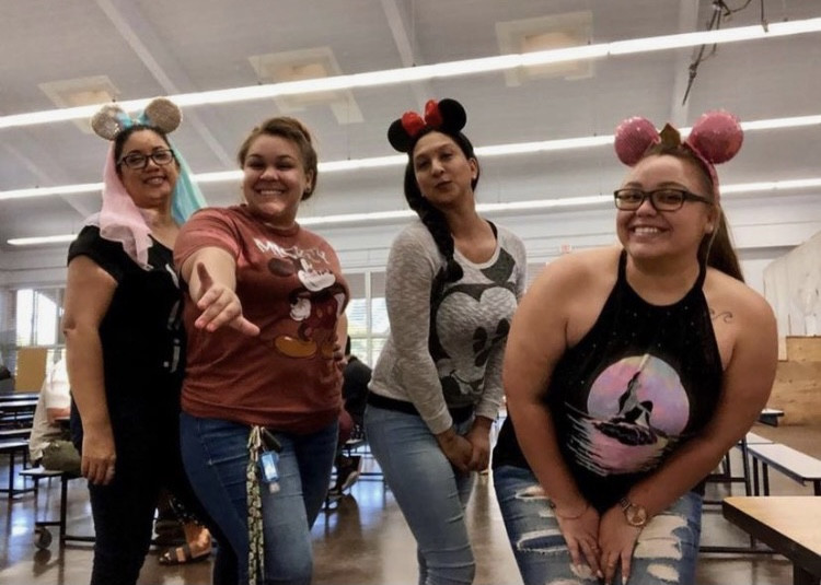 This is a spirit week photo from our job at Waiʻanae High School, it was Disney Day.