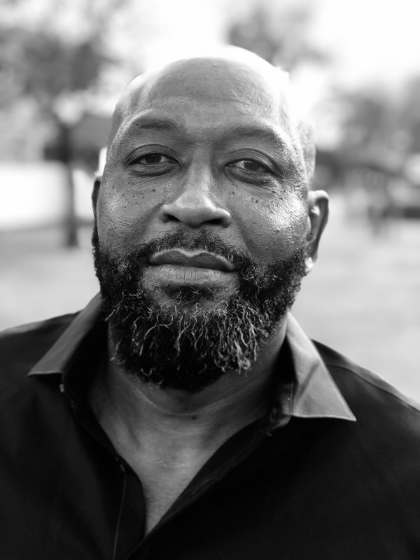 This is a B&W photo of me.