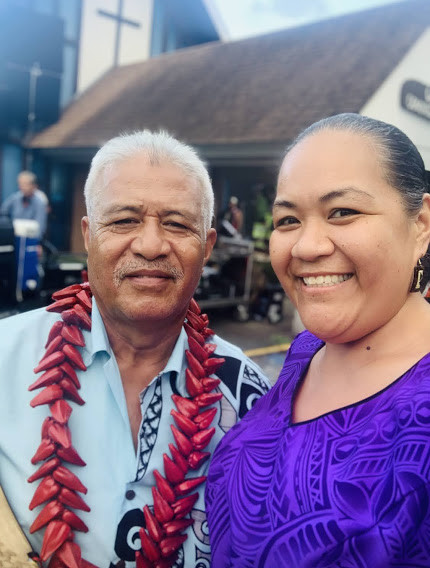 This is a picture of the chief himself,  Sagauga Fitiao Fa'ananafu Uta'ileuo.. I just call him dad.