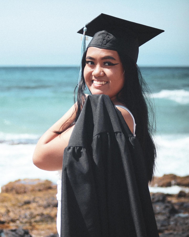 Cap and gown picture!