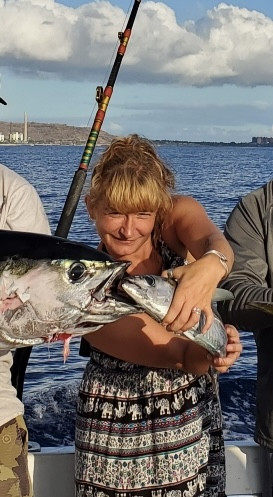 My first fishing trip off of the Leeward coast of Oahu