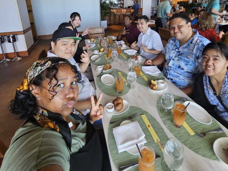 Group photo with Culinary classmates