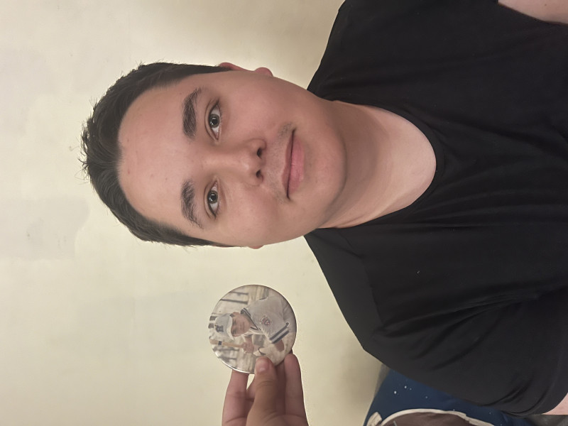 A photo of me compared to a photo of my dad when he was young